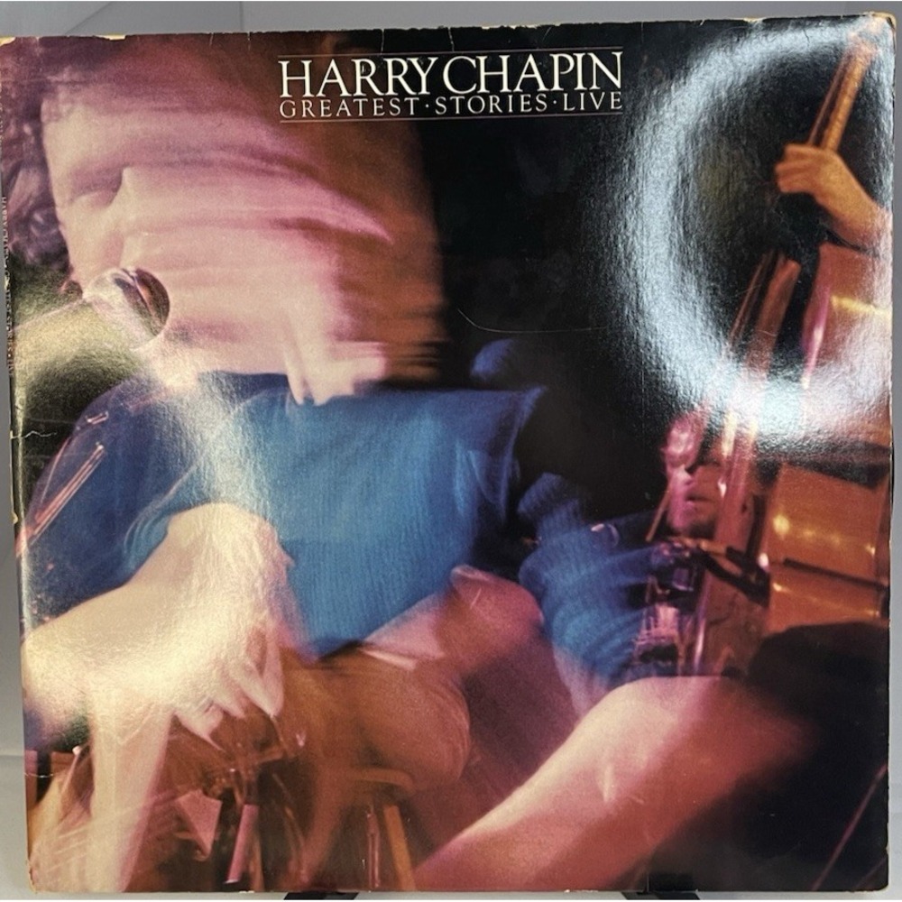 Harry Chapin Greatest Stories Live 2LP Vinyl 1976 Elektra 7E-2009 Folk Rock Good
